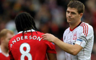 Anderson 'đá đểu' Gerrard: 'Tôi 4 lần vô địch NHA cùng M.U'