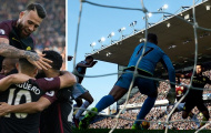 Aguero lại giải cứu Guardiola, City thoát hiểm rời Turf Moor