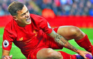 Không bị gãy xương, nhưng Coutinho phải nghỉ vài tuần