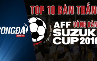 Top 10 bàn thắng đẹp nhất vòng bảng AFF Cup 2016