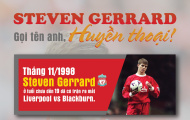 [INFOGRAPHIC] - Những cột mốc đáng nhớ trong sự nghiệp Steven Gerrard