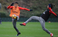 Chùm ảnh: Sanchez sung sức, Arsenal sẵn sàng đấu West Ham