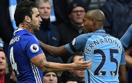 Tình huống Fernandinho muốn 'nuốt sống' Cesc Fabregas