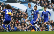 Xem lại pha vào bóng ác ý của Aguero với Luiz
