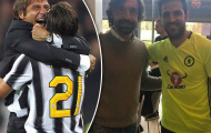 Andrea Pirlo xuất hiện bất ngờ trên sân tập Chelsea