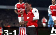 Arsenal 3-1 Stoke City (vòng 14 Ngoại hạng Anh)