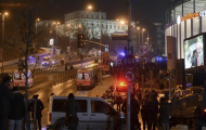 Hiện trường vụ đánh bom bên ngoài SVĐ tại Istanbul