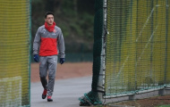Chùm ảnh: Per Mertesacker trở lại, Arsenal tập luyện chuẩn bị giáng sinh