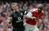 Roy Keane và Patrick Vieira đụng độ nhau vào năm 2003
