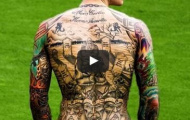 10 cầu thủ xăm mình chằng chịt trong làng bóng đá thế giới
