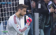 Donnarumma làm nản lòng các chân sút Juventus (Siêu cúp Ý)