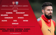 Đấu West Brom, Wenger tung 'sơ đồ lạ'