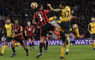 Trỗi dậy muộn màng, Arsenal chỉ lấy được 1 điểm trước Bournemouth