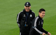Con trai sa sút, cha James Rodriguez ngầm trách Zidane