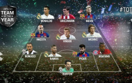 UEFA chính thức công bố Đội hình tiêu biểu năm 2016