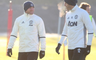 Wayne Rooney trở lại, tươi cười tập luyện cùng các đồng đội