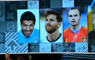 Suarez bị FIFA 'dìm hàng' trong lễ trao giải
