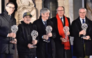 Chùm ảnh: Maradona và Ranieri giành giải thưởng 'huyền thoại' tại Italia