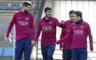 Neymar và Suarez song kiếm 'hạ' Pique