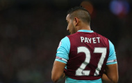 Lệnh trừng phạt của West Ham, Payet bị đẩy xuống đội trẻ