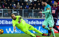 Đồng loạt nổ súng, MSN dễ dàng nhấn chìm Eibar trên sân khách