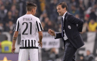 Allegri bác tin mâu thuẫn với Dybala