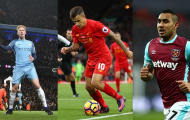 20 cầu thủ tạo ra cơ hội nhiều hơn Coutinho: Payet bỏ xa Oezil