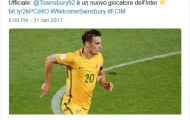 CHÍNH THỨC: Inter Milan đón trung vệ từ Trung Quốc