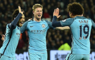 Đại thắng West Ham, Man City trở lại cuộc đua vô địch 
