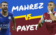 Đọ tài kĩ thuật Riyad Mahrez vs Dimitri Payet