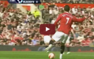 Cristiano Ronaldo biểu diễn tuyệt kĩ vs Blackburn