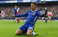 Hazard lập siêu phẩm solo, Chelsea 'rửa hận' thành công trước Pháo thủ