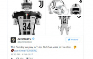Juventus đem logo 'thảm họa' tấn công giải Super Bowl