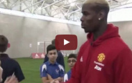 Paul Pogba trổ tài 'thiện xạ' khiến đám trẻ 'há hốc mồm'