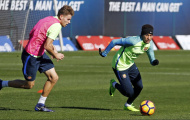 Buổi tập hồi phục của Barca sau trận thua trước PSG