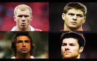 Gerrard, Pirlo, Scholes, Alonso - 4 thiên tài chuyền bóng dài
