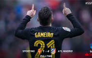 Chùm ảnh: Gameiro lập kỷ lục, Atletico đè bẹp Sporting Gijon