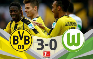 Chùm ảnh: Ousmane Dembele hạ Wolfsburg, Dortmund quên sầu