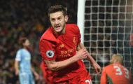 Lộ mức lương mới của Adam Lallana tại Liverpool