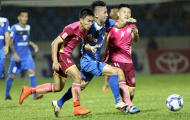 Minh Tuấn rực sáng, Than Quảng Ninh dễ dàng đánh bại Sài Gòn FC