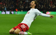 Gabbiadini chơi bùng nổ trước Manchester United