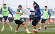Chùm ảnh: Zidane cho các học trò thi đấu đối kháng trong buổi tập