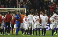 Chùm ảnh: Nhọc nhằn vượt qua Athletic Bilbao, Sevilla 'phả hơi nóng' vào Real và Barca