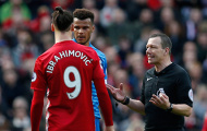 Kinh hãi: Ibrahimovic bị đối thủ thẳng chân đạp ngay vào đầu 