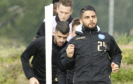 Chùm ảnh: Các cầu thủ Napoli cười tươi tự tin ngược dòng trước Real