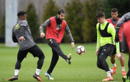 Chùm ảnh: Dàn sao Chelsea 'luyện công' vã mồ hôi chờ đại chiến Man Utd
