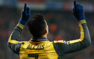 Alexis Sanchez san bằng tỷ số 1-1 cho Arsenal (West Brom vs Arsenal)