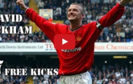 Tất cả các bàn thắng từ chấm đá phạt của David Beckham cho Man United