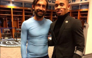 Gabriel Jesus chống nạng đi gặp mặt Pirlo trên đất Mỹ