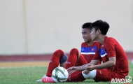 U20 Việt Nam: Trọng Đại, Trần Thành ngồi ngoài buổi tập